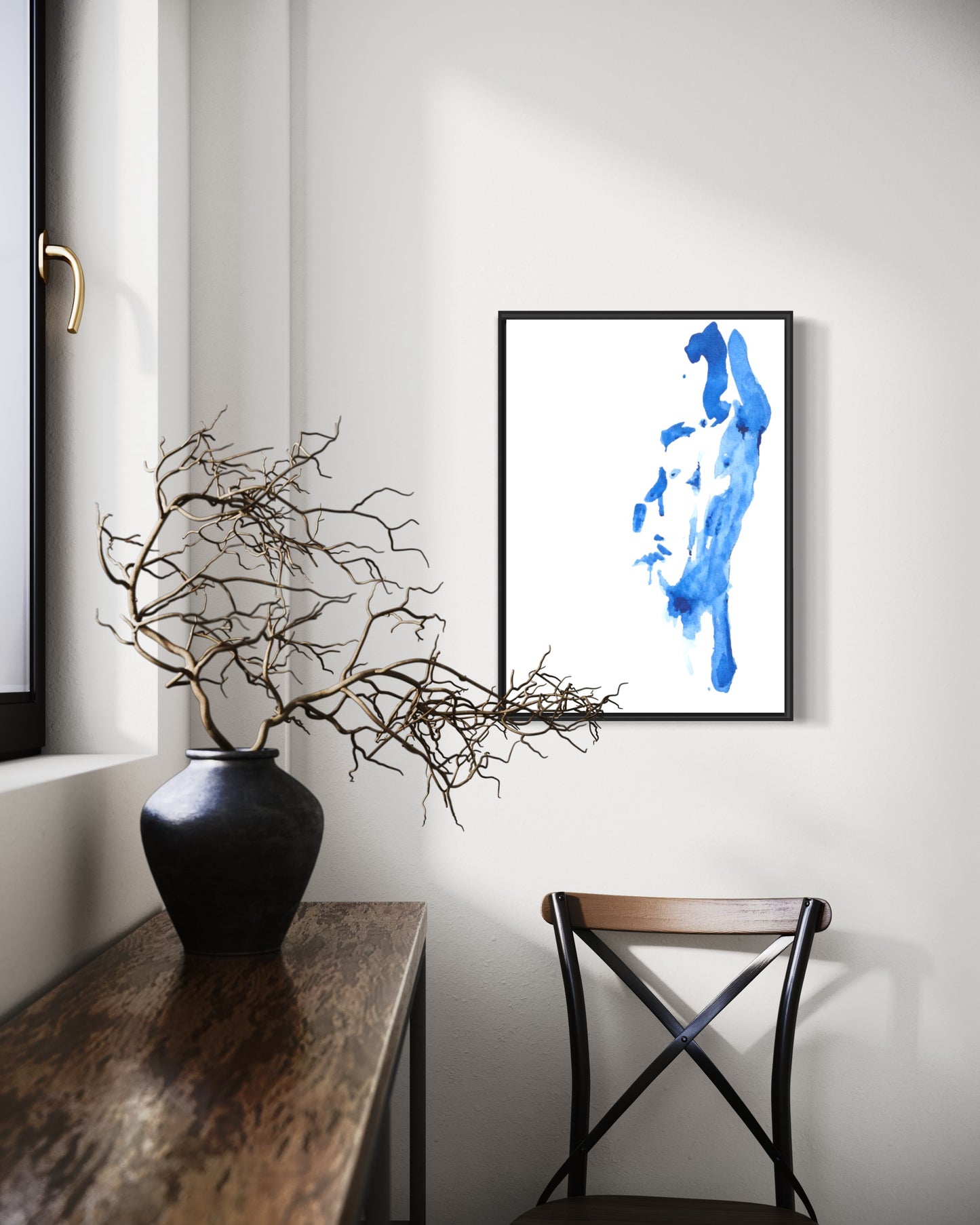 Blue Series: Male Nude