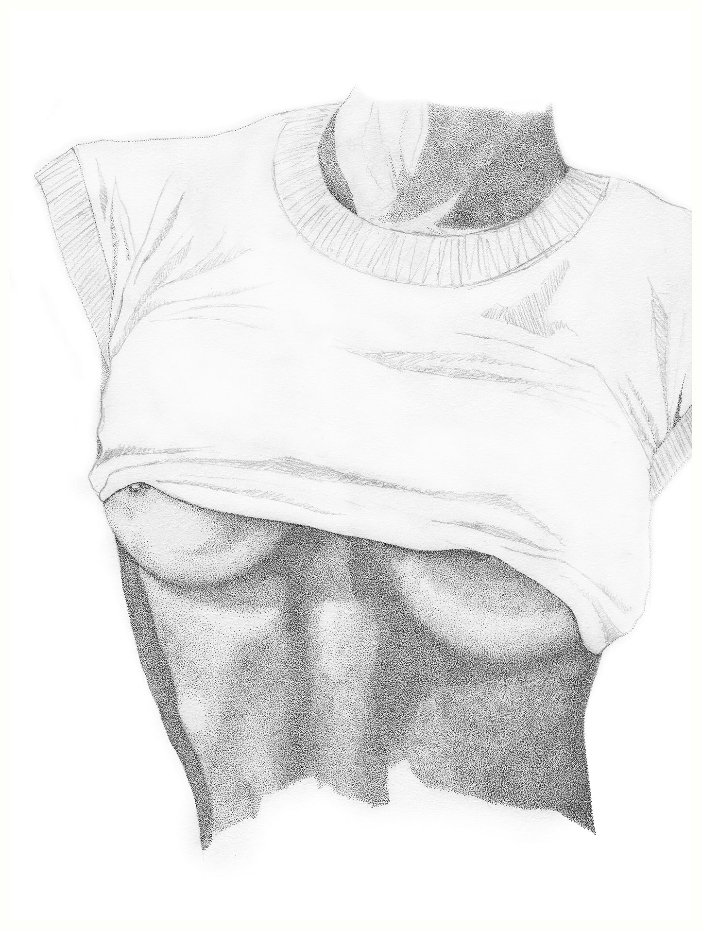 Stippling Series: Cheeky T-Shirt