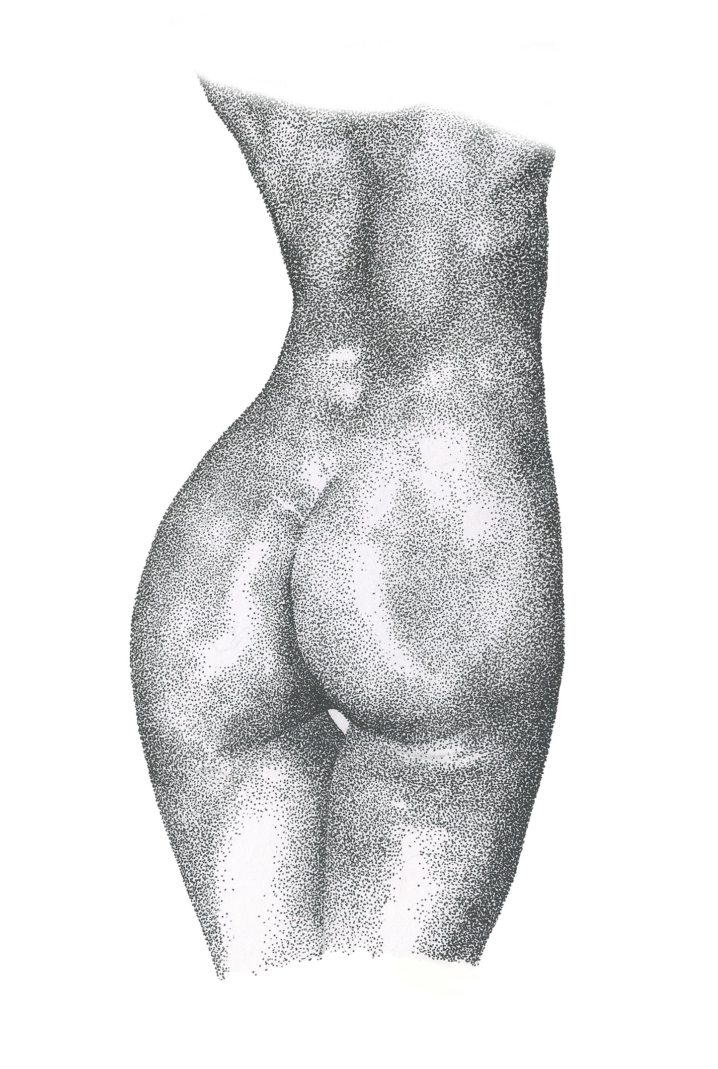 Stippling Series: Nude Bottom