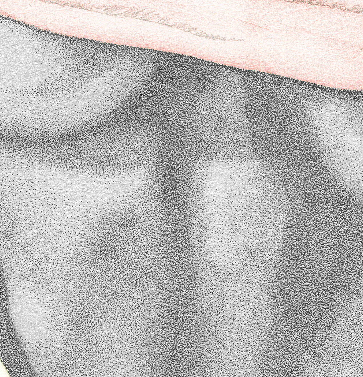 Stippling Series: Cheeky T-Shirt (Orange & Pink)