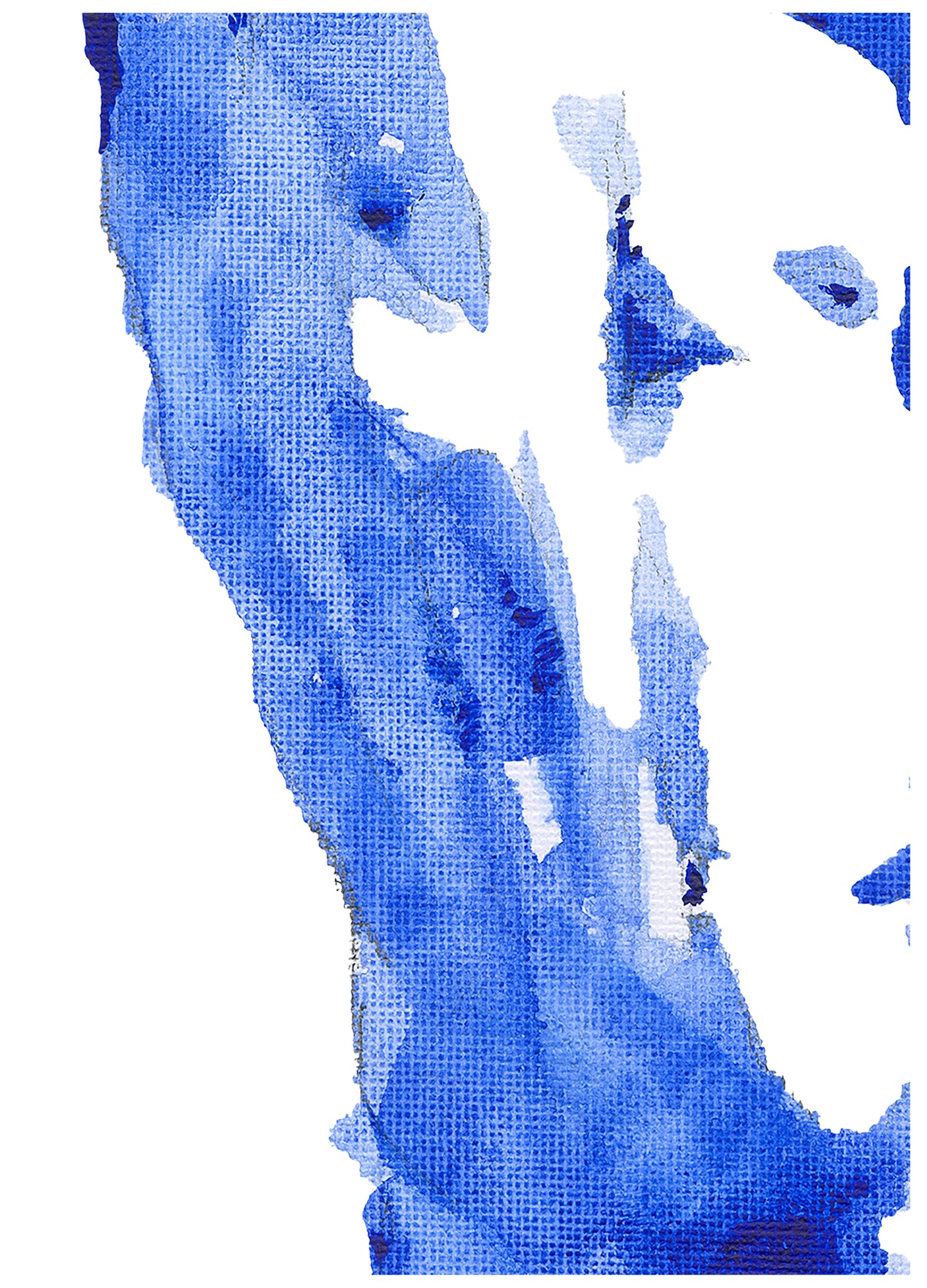 Blue Series: Male Torso