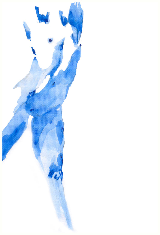 Blue Series: Dancing Woman